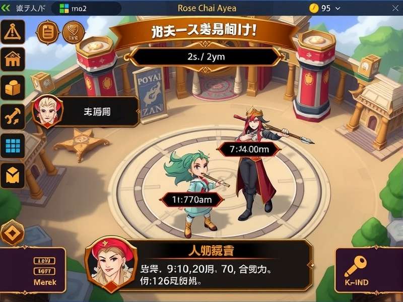 Rose Chai Royal Champion - Royal Arena Battle Rose Chai Royal Champion gameplay screenshot showing royal arena