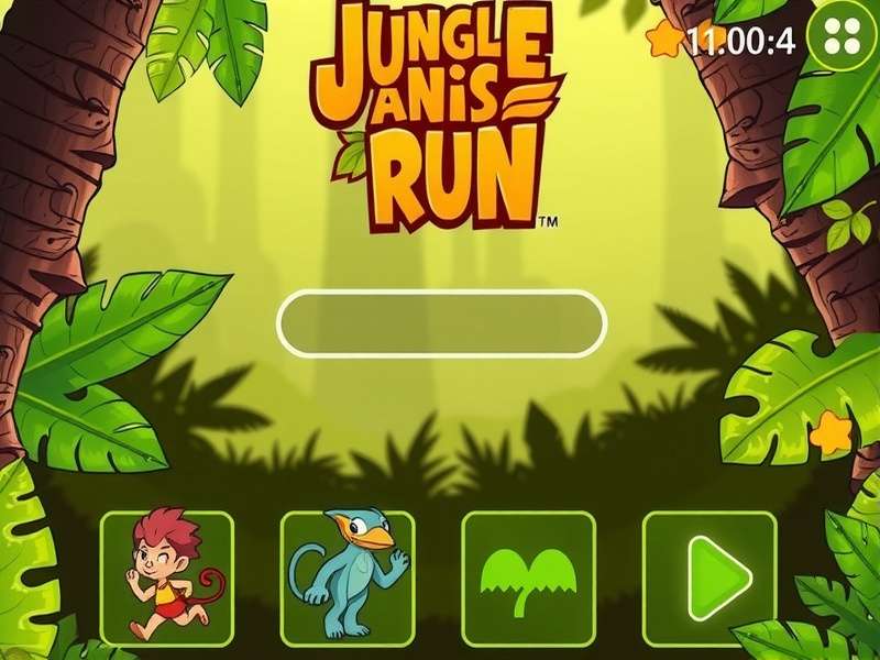 Jungle Anise Run Gameplay Jungle Anise Run gameplay screenshot showing character running through jungle