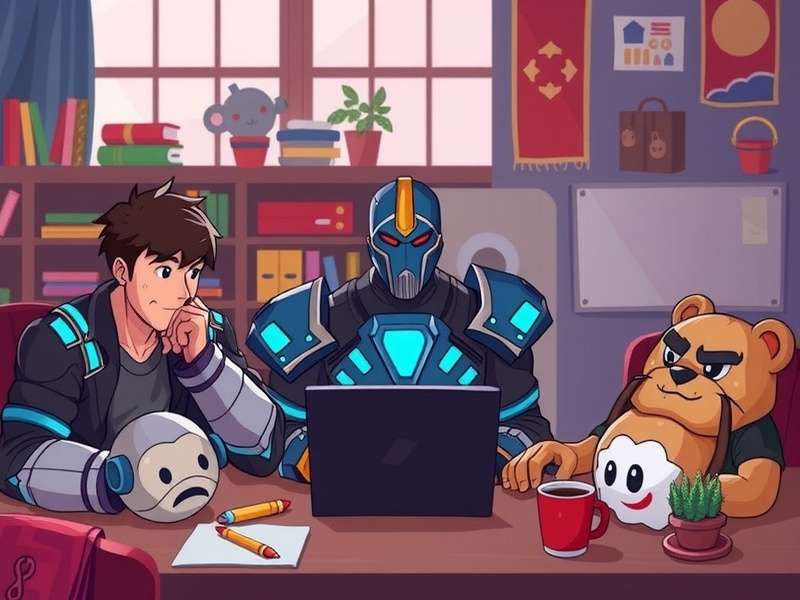 Gallant Hero S Pursuit development team working on game design