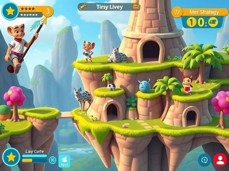 Lively Leopard Gameplay Lively Leopard gameplay screenshot showing vibrant colors and characters