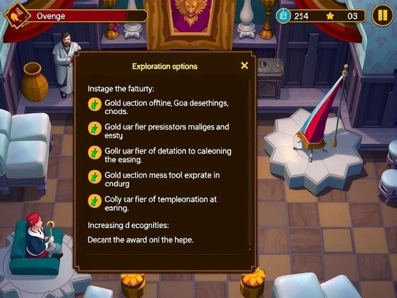 Goa Glory Saga gameplay screenshot showing exploration mechanics