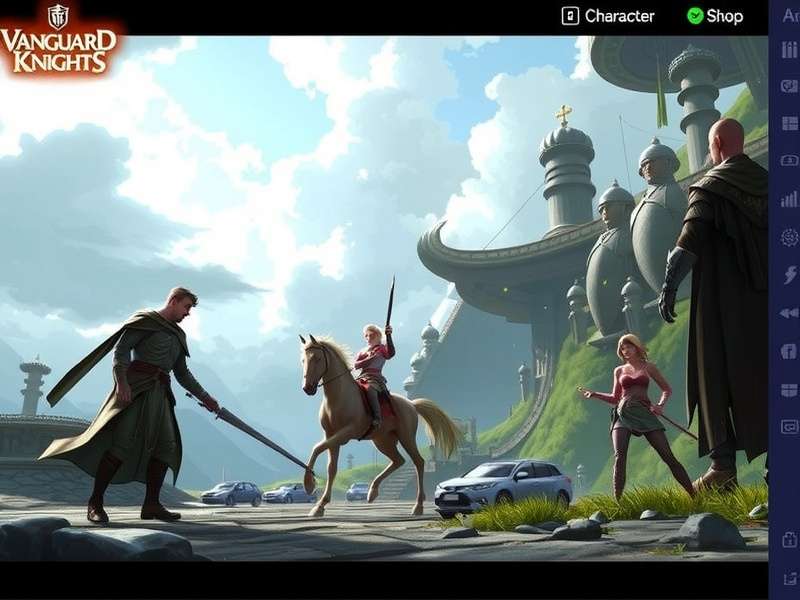 Vanguard Knights Divine Combat - Character Classes Vanguard Knights Divine Combat character selection screen