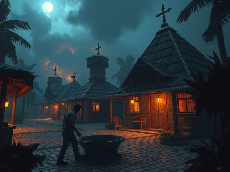 Silent Scream game environment showing haunted Indian village