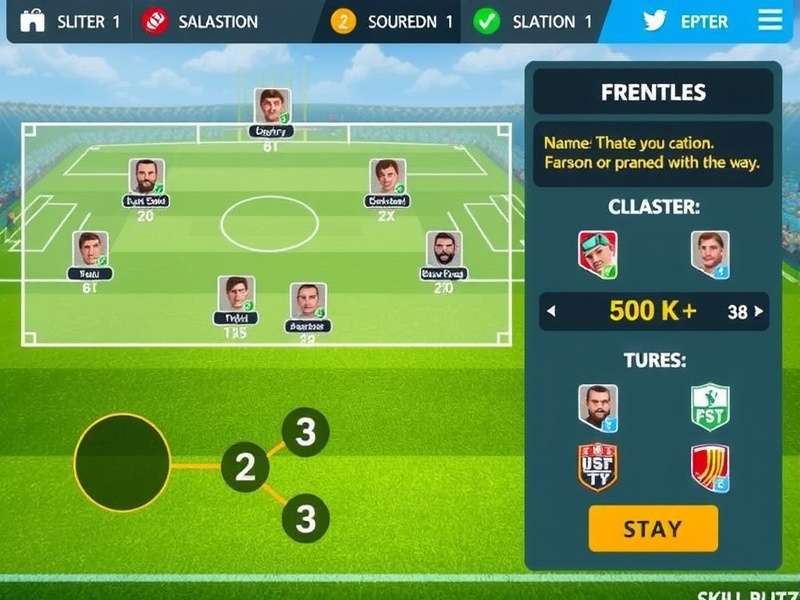 Rugby Skill Blitz gameplay screenshot showing player controls and field action