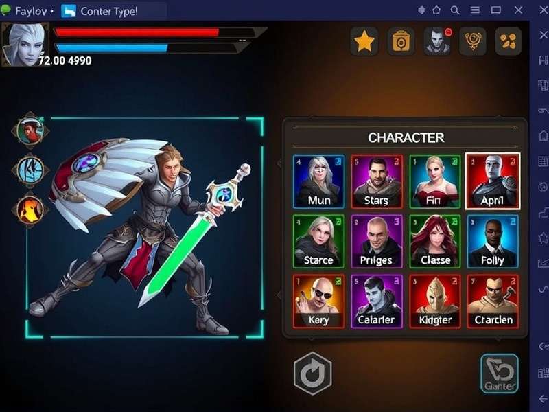 Character customization screen in Jeera Slayer Legendary Warrior