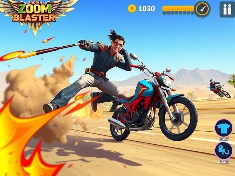 Character Customization in Indian Zoom Blaster Indian Zoom Blaster character customization screen