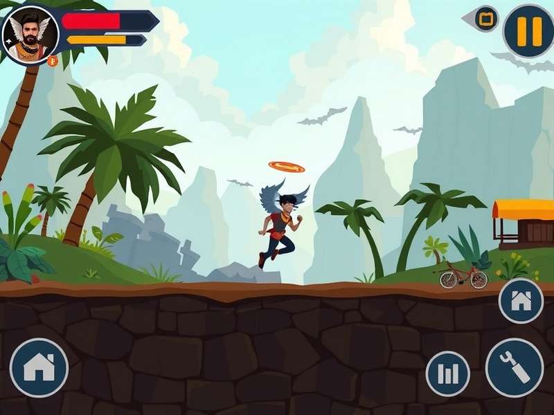 Indian Angel Runner character progression interface