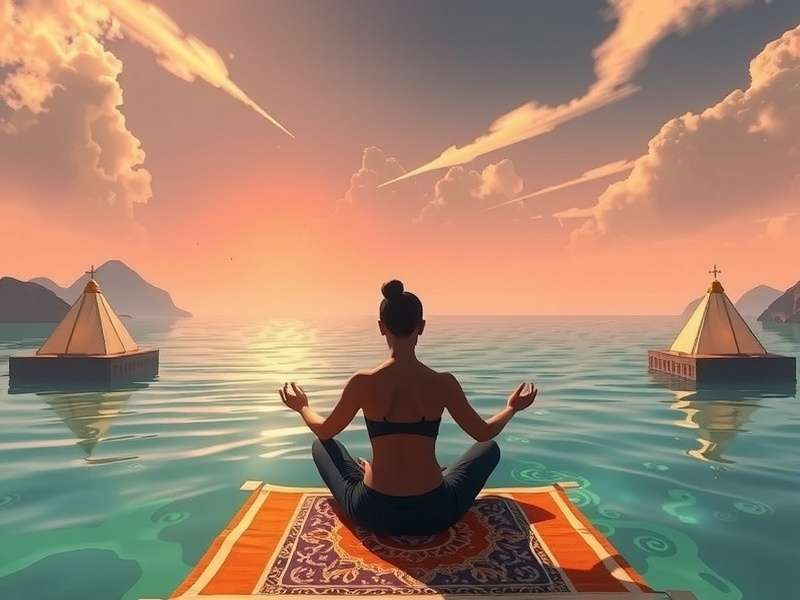 Spiritual Leap Adventure gameplay showing meditation sequences