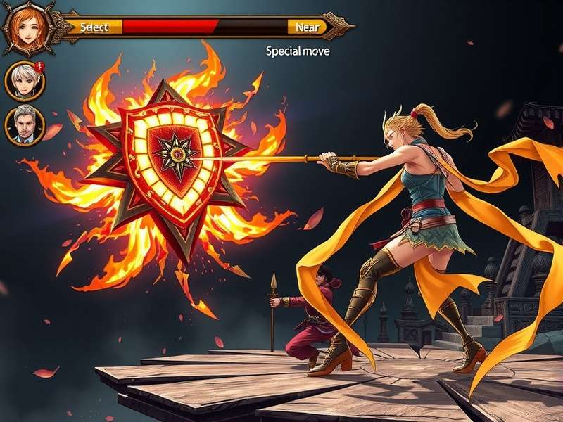 Character Selection in Courageous Spear Duelist Courageous Spear Duelist character selection screen