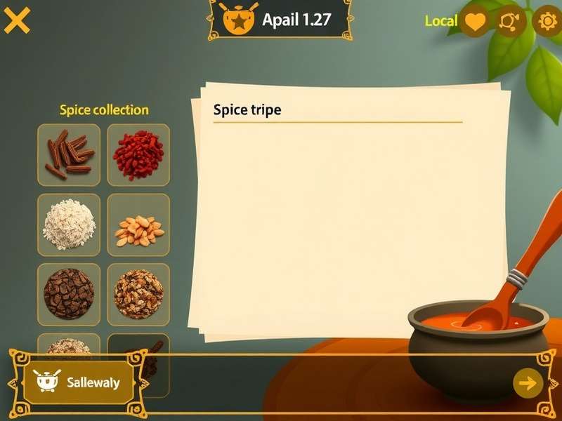 Masala Cumin Journey - Advanced Features Interface Masala Cumin Journey feature showcase with user interface
