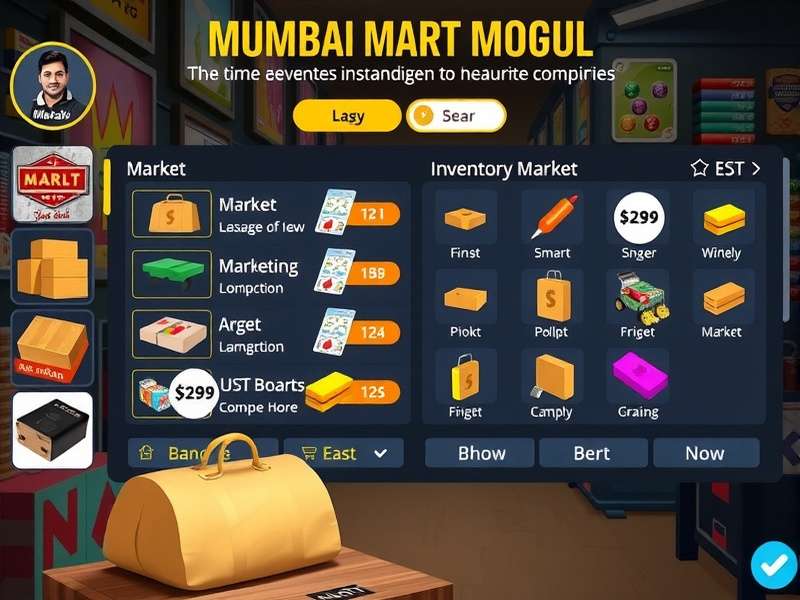 Mumbai Mart Mogul marketing campaign interface