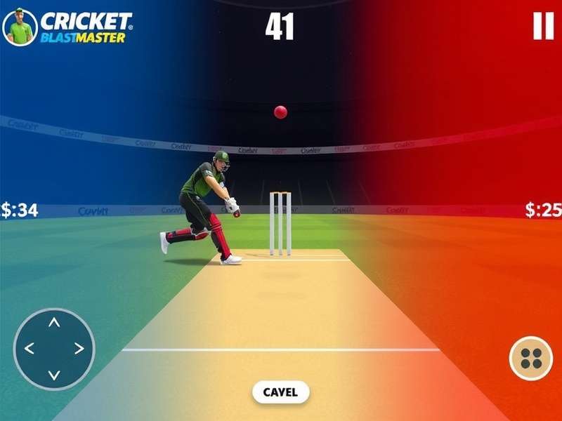 Cricket Blast Master - Batting Interface Cricket Blast Master Gameplay