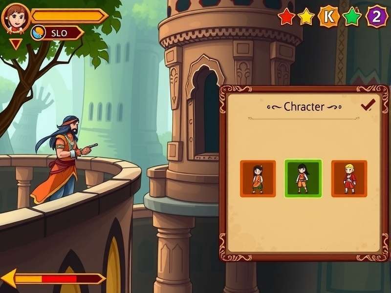 Mystic Taj Quest character customization screen