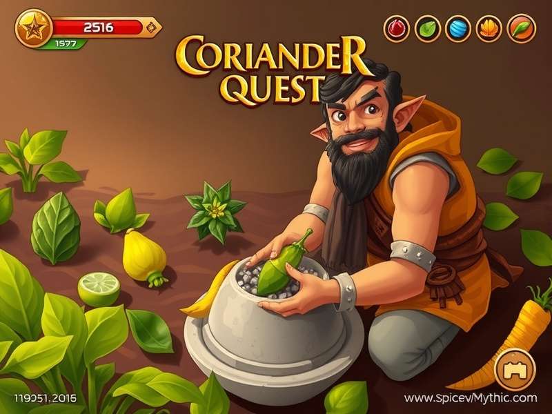 Coriander Quest Mythic Spice - Spice Cultivation Gameplay Coriander Quest Mythic Spice gameplay screenshot showing spice cultivation