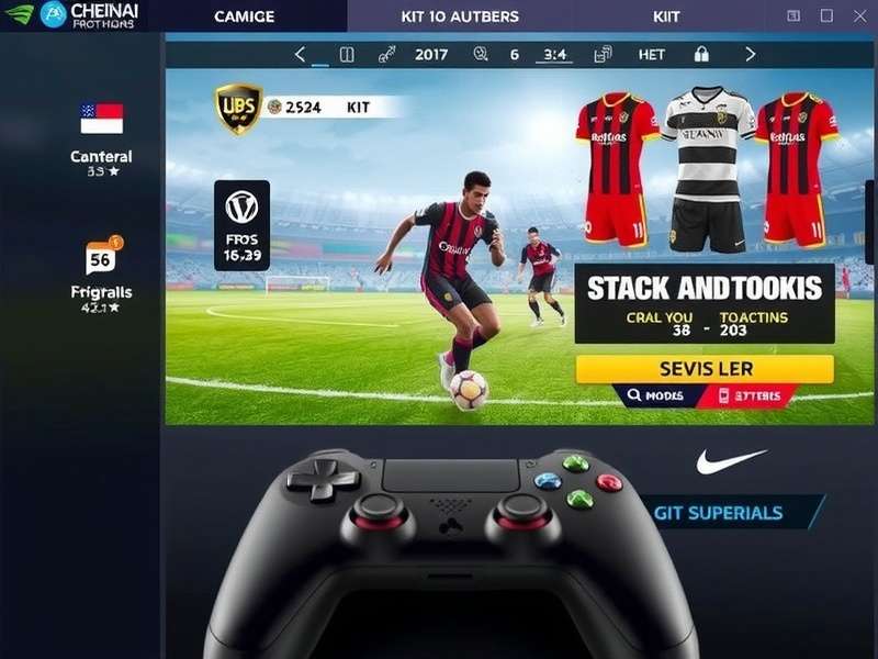 Chennai Football Champions control interface and gameplay mechanics