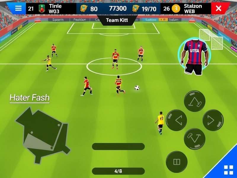 Chennai Football Champions gameplay screenshot showing football action