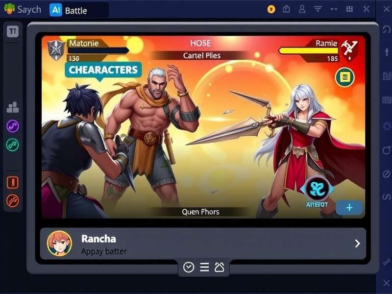 Dream Team gameplay screenshot showing character selection interface