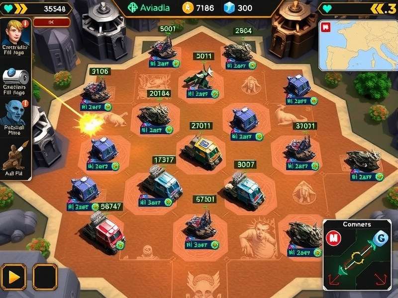 Titan Warlord Elite Strategy Map