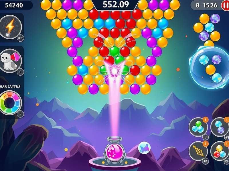 Bubble Burst Adventure special bubbles and power-ups