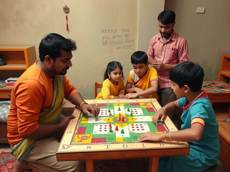 Traditional Indian Board Games Historical depiction of traditional Indian board games
