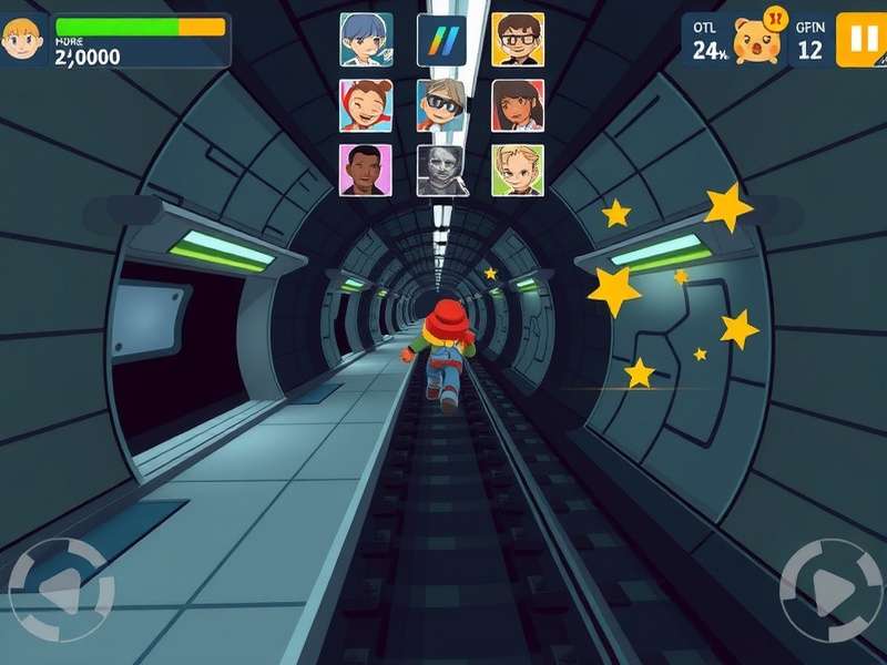 Metro Rush Champion Character Selection Metro Rush Champion character selection screen showing diverse playable characters