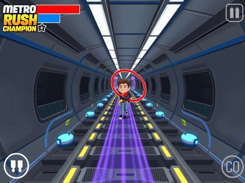 Metro Rush Champion Advanced Gameplay - Obstacle Patterns Metro Rush Champion advanced gameplay showing complex obstacle patterns