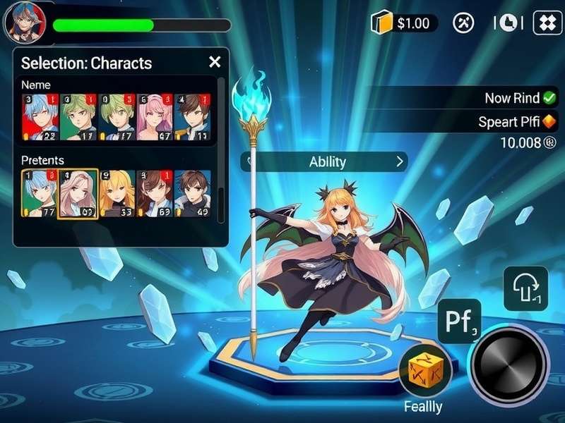 Celestial Duelists combat interface showing ability controls