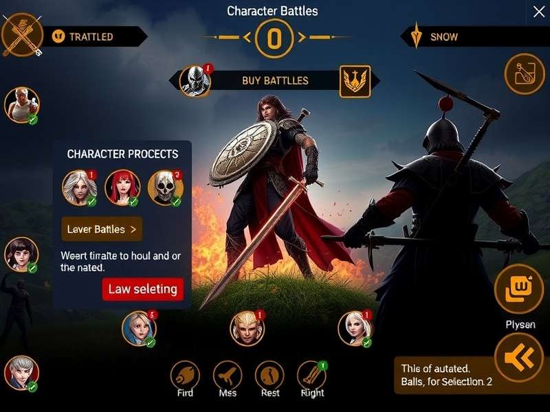 Vigor Titan Legacy - Diverse Character Roster Vigor Titan Legacy character selection screen