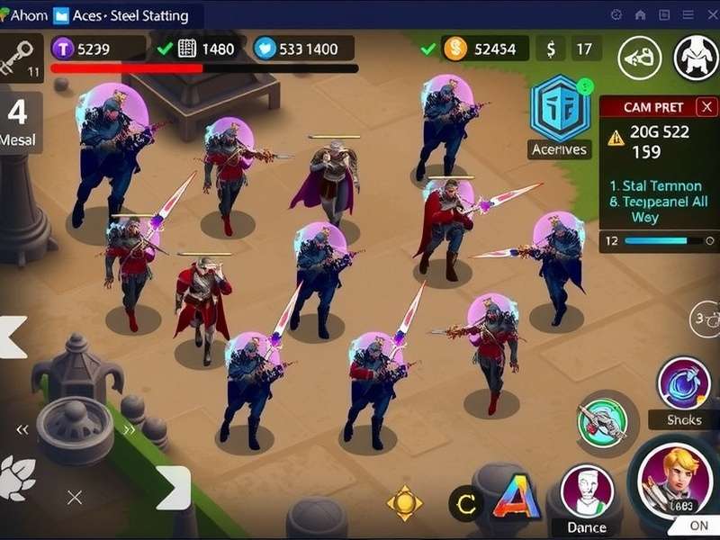 Advanced battle strategy in Ahom Aces Steel Siege