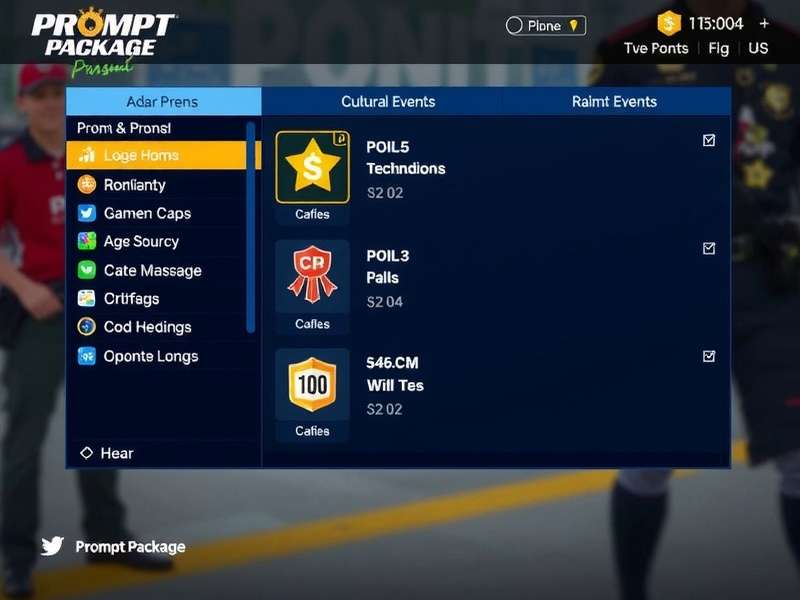 Prompt Package Pursuit Game Interface