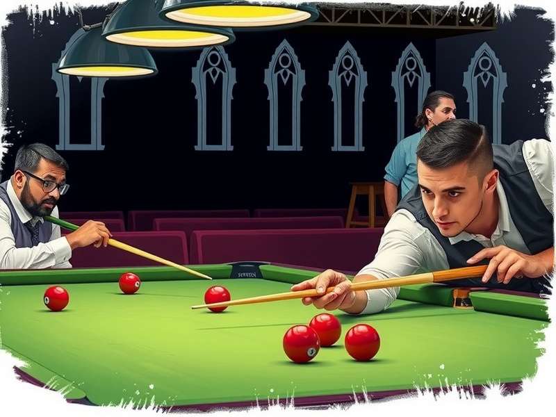 Professional Billiard Royal India player demonstrating advanced technique