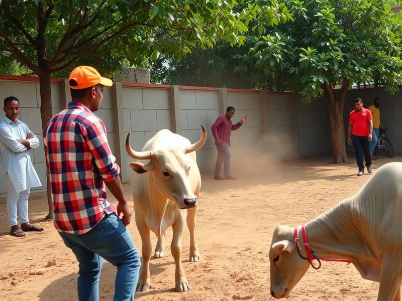 Modern Bull Rampage with safety measures