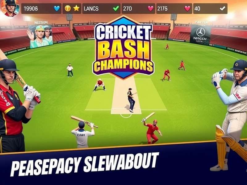 Cricket Bash Champions gameplay screenshot