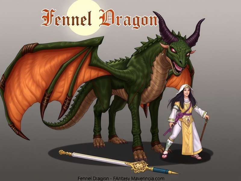 Fennel Dragon Fantasy India Game World