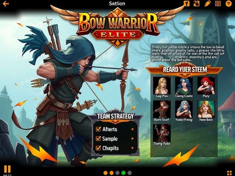 Bow Warrior Elite - Team Coordination Strategies Bow Warrior Elite team strategy illustration