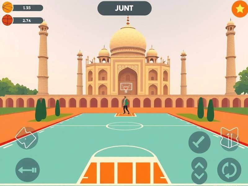 Game Controls and Interface Taj Mahal Hoopsters control interface and gameplay mechanics