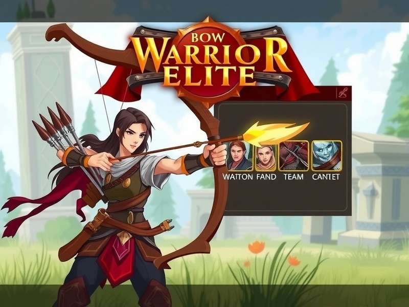 Bow Warrior Elite - Diverse Character Roster Bow Warrior Elite character selection screen