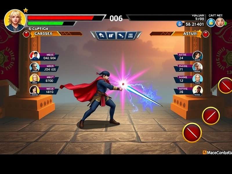 Mace Combat Master character selection screen
