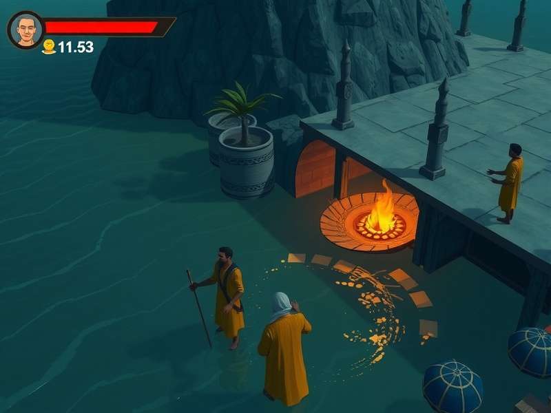 Divine Ganges Pilgrim festival celebration scene