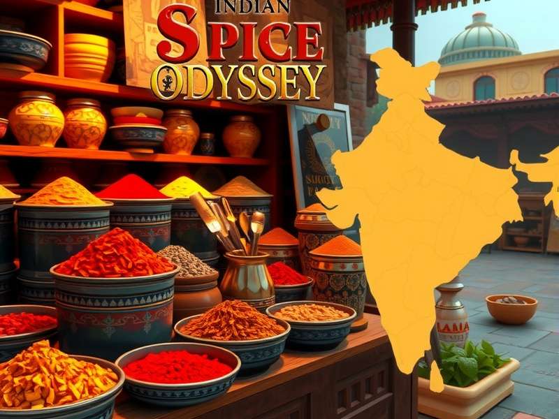 Map of Indian regions in the game