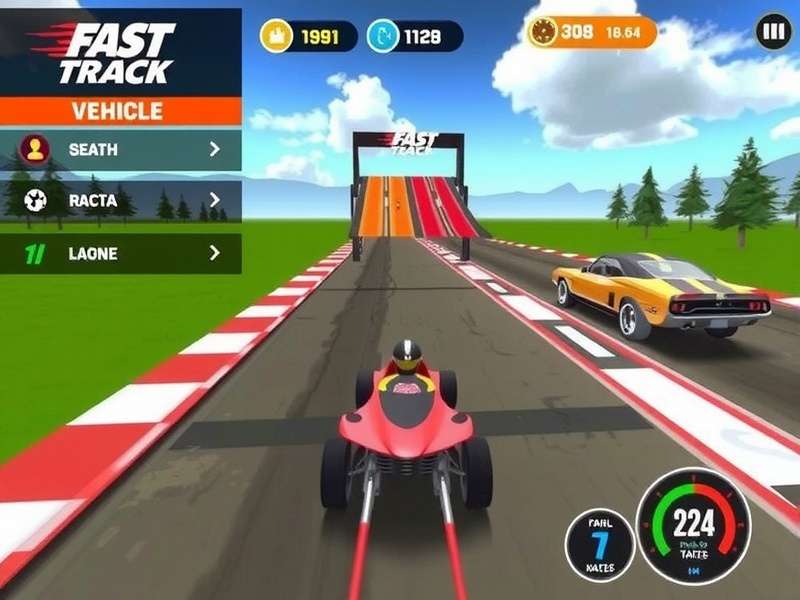 Fast Track Champs racing line diagram