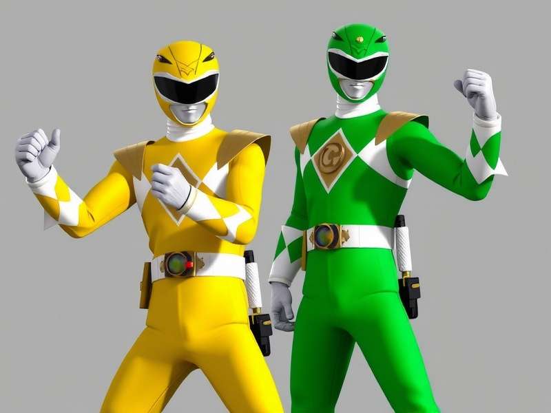 Green Samurai Ranger Character