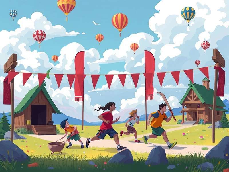 Festival Run Master community event with players competing