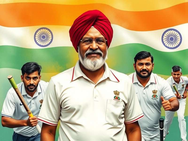 Modern Indian hockey team tribute to legends